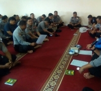 Polresta Pekanbaru Bekali Anggotanya Dengan  Binrohtal Hadapi Masyarakat