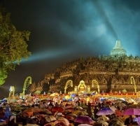 Wah ini dia Pesona Borobudur bius media dan blogger Korea