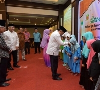 Santuni 512 Anak Yatim Manajemen Bank Riau Kepri Gelar  Buka Bersama Keluarga Besar di  Wilayah Kepri