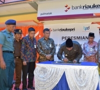 Bupati Kep. Anambas Resmikan Kantor Kas ke 41 Bank Riau Kepri di Kecamatan Palmatak