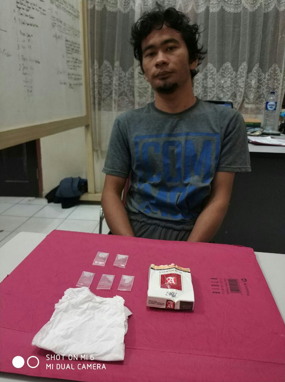 Nekat, Dua Pengedar Narkoba Terjun ke Sungai Kampar Dari Jembatan