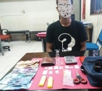Napi Sialang Bungkuk yang kabur ditangkap Satresnarkoba Polres Kampar 