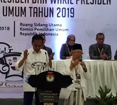 Jokowi Dapat Nomor Urut 1, Relawan Nyanyi ‘Potong Bebek Angsa’