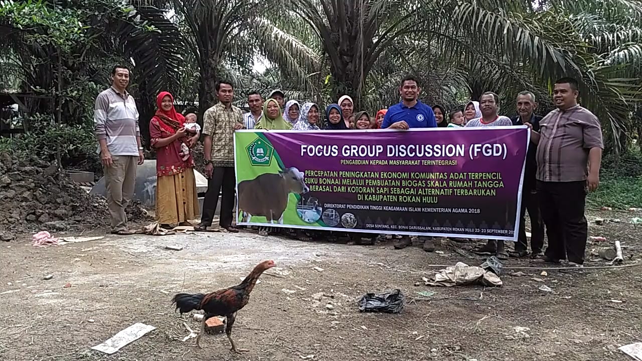 Kotoran Sapi : Energi Alternatif, Pengabdian Dosen UIN Suska