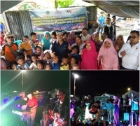 Forum Pemred, APSI dan KPJ Bangkitkan Semangat Pengungsi Lewat Panggung 'Palu Bangkit, Palu Kuat