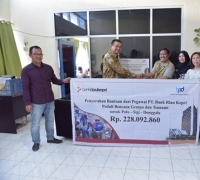 Bank Riau Kepri Peduli Korban Gempa dan Tsunami Palu-Sigi-Donggala