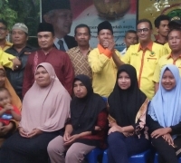 Hamdi Usman Caleg Partai Berkarya Kab.Pelalawan Nomor Urut 1 Ukui - Kerumutan Gelar Sosialisasi