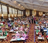 Ratusan Siswa TK dan SD Kota Pekanbaru Ramaikan Lomba Mewarnai Bank Riau Kepri