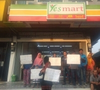 Pedagang Pasar Basah SKA Keluhkan Keberadaan Yes Mart
