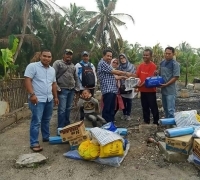 Dinas Sosial kabupaten Pelalawan telah bangun 36 Unit Rumah KAT di Kuala Kampar