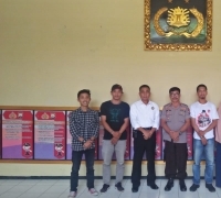 GMNI Cabang Enrekang Silahturahmi dengan Wakapolres dan Kasat Intel Kabupaten Enrekang