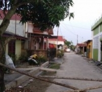 Warga Mutiara Permai Panam Pekanbaru lakukan Local Lockdown