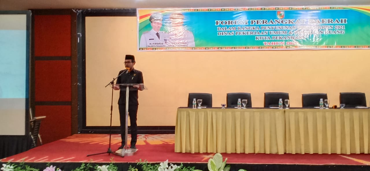 Hadiri FPD PUPR Kota Pekanbaru, Ini Masukan Wakil Ketua DPRD Pekanbaru