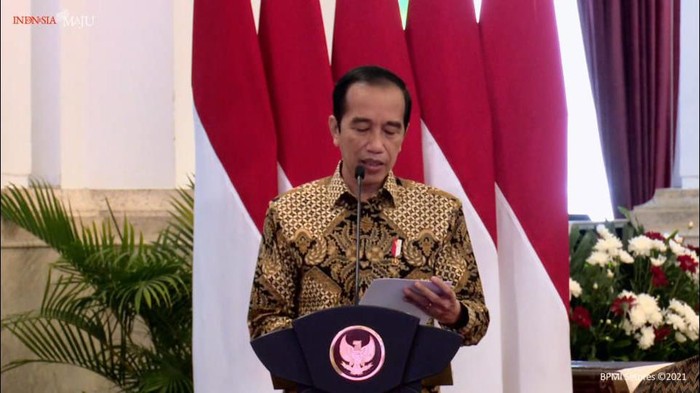 Presiden Jokowi di Hari Pers Nasional (detik.com/Tangkapan Layar YouTube Setpres)