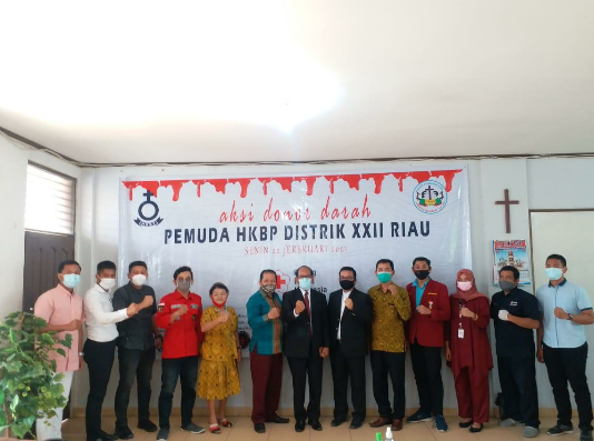 Pemuda HKBP Distrik Riau Gelar Aksi Sosial Donor Darah