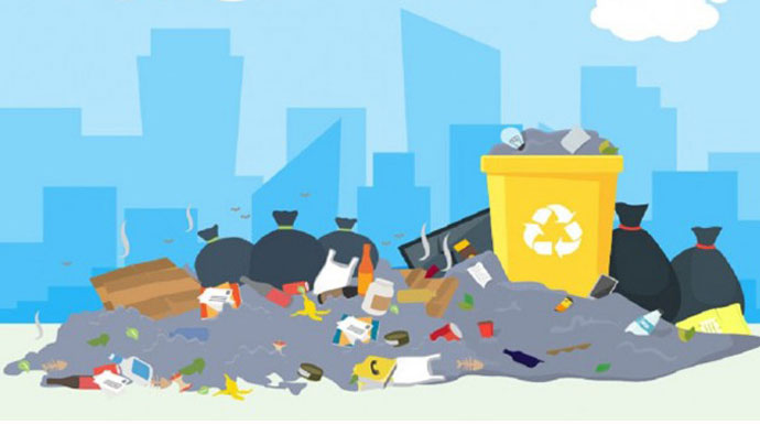 Sampah Tak Terangkut Mulai Membusuk Berserakan di Jalanan Pekanbaru, Ada Apa? Ilustrasi (Radar Bogor)