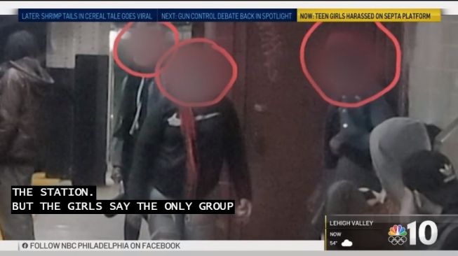 Detik-detik insiden pelecehan dua remaja di Amerika Serikat.[Dok.NBC via Suara.com]