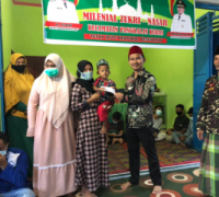 Berbagi Berkah Ramadan, Millenial Zukri- Nasar Mohon Doa Anak Yatim