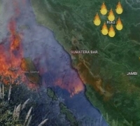 Memasuki Kemarau, Titik Panas Mulai Tersebar di Riau