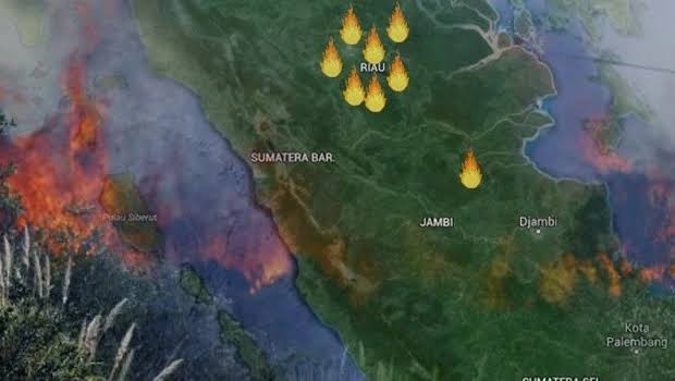 Riau Diguyur Hujan, Sore ini Hanya Ada 1 Titik Panas di Sumatera