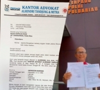 Diduga Langgar UU ITE, Novrizon Laporkan InfoRohil dan Syawal ke Ditreskrimsus