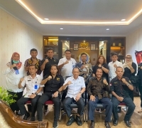 Ketua Granat Provinsi Riau beserta rombongan menghadiri BNN, serta disambut dengan hangat oleh Kepala BNN provinsi Riau