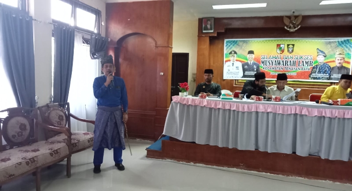 Dt Syamsul Bahri Terpilih Secara Aklamasi Pimpin LAMR Kecamatan Tenayan Raya
