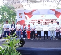 Sambut HUT Pekanbaru, Pj Wako Pekanbaru Gelar Jalan Sehat CFD dalam Rangkaian HUT Pekanbaru ke-239