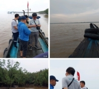 Tim LAPI ITB Survei Lokasi  Proyek Kabel Bawah Laut Milik PT PLN Di Kuala Kampar, Masyarakat Sebut Ini Adalah Harapan
