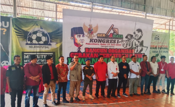 Gerlamata Riau Lakukan Kongres Pertama, Muhammad Ridwan Terpilih Secara Aklamasi