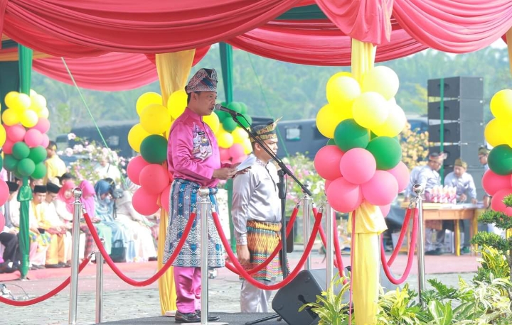 Upacara HUT Pekanbaru ke 239, Pj Walikota Pekanbaru Paparkan Program Pro Rakyat