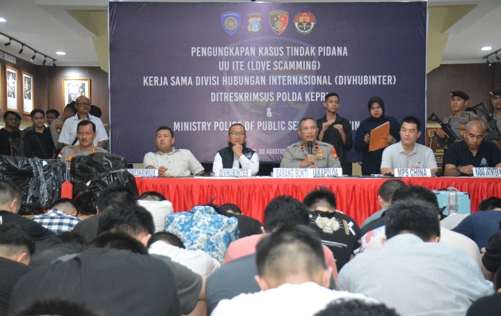Kasus Penipuan Love Scamming di Batam, Polda Kepri Pastikan tak Ada WNI