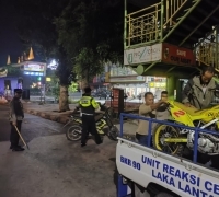 Rutin Laksanakan Razia Balap Liar, Polsek Bukit Raya Kembali Amankan 21 Unit Kendaraan Berknalpot Brong