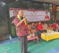 Serah Terima Bantuan Pamsimas dan BSPS di Rohil Dihadiri Ratusan Orang, Effendi Sianipar Tandatangan Prasasti 