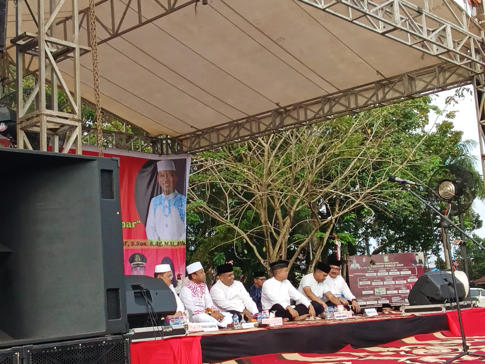 Gelar Tabligh Akbar, Polres Kampar Hadirkan Ustadz Das'at Latief
