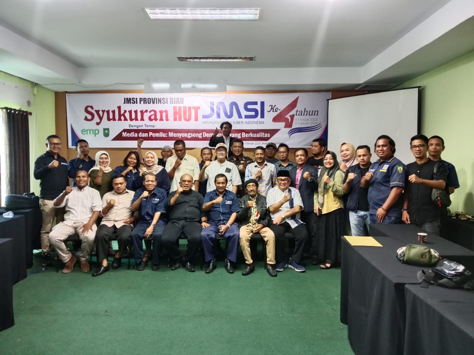 JMSI Riau Gelar Syukuran HUT ke-4, Siap Songsong Pemilu dan Pilkada Serentak Tahun 2024