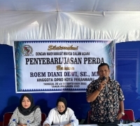 Penyebarluasan Perda 14 Tahun 2018, Anggota DPRD Pekanbaru Roem Diani Dewi Laksanakan Sosper