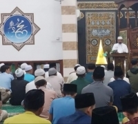 Hari Ke-2 Puasa, Bupati Karimun Aunur Rapiq Kunjungi Mesjid Baiturrahman Di Kelurahan Teluk Air Karimun