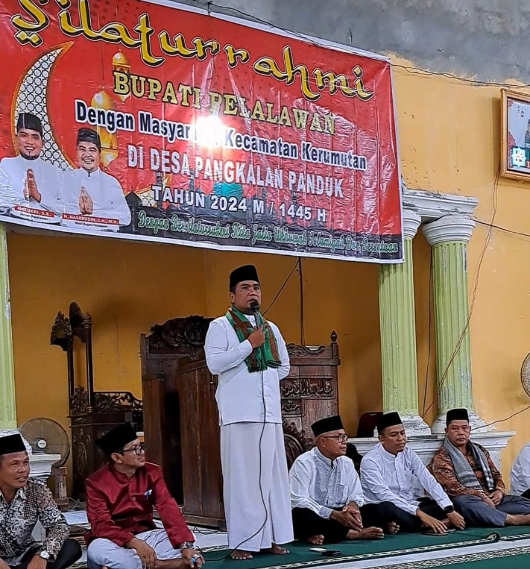 Bupati Zukri : Insya Allah Tahun Ini Pemkab Akan Aspal Jalan Penghubung Desa Pangkalan Panduk dan Desa Mat Teduh 4.9 KM