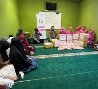 Polsek Lubuk Baja dan Bhayangkari Menyalurkan Paket Sembako kepada Panti Asuhan Mahabbatul Haq