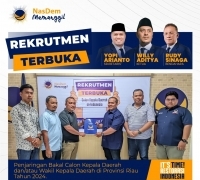 H.M Harris Berpeluang Diusung Nasdem Maju Gubernur Riau