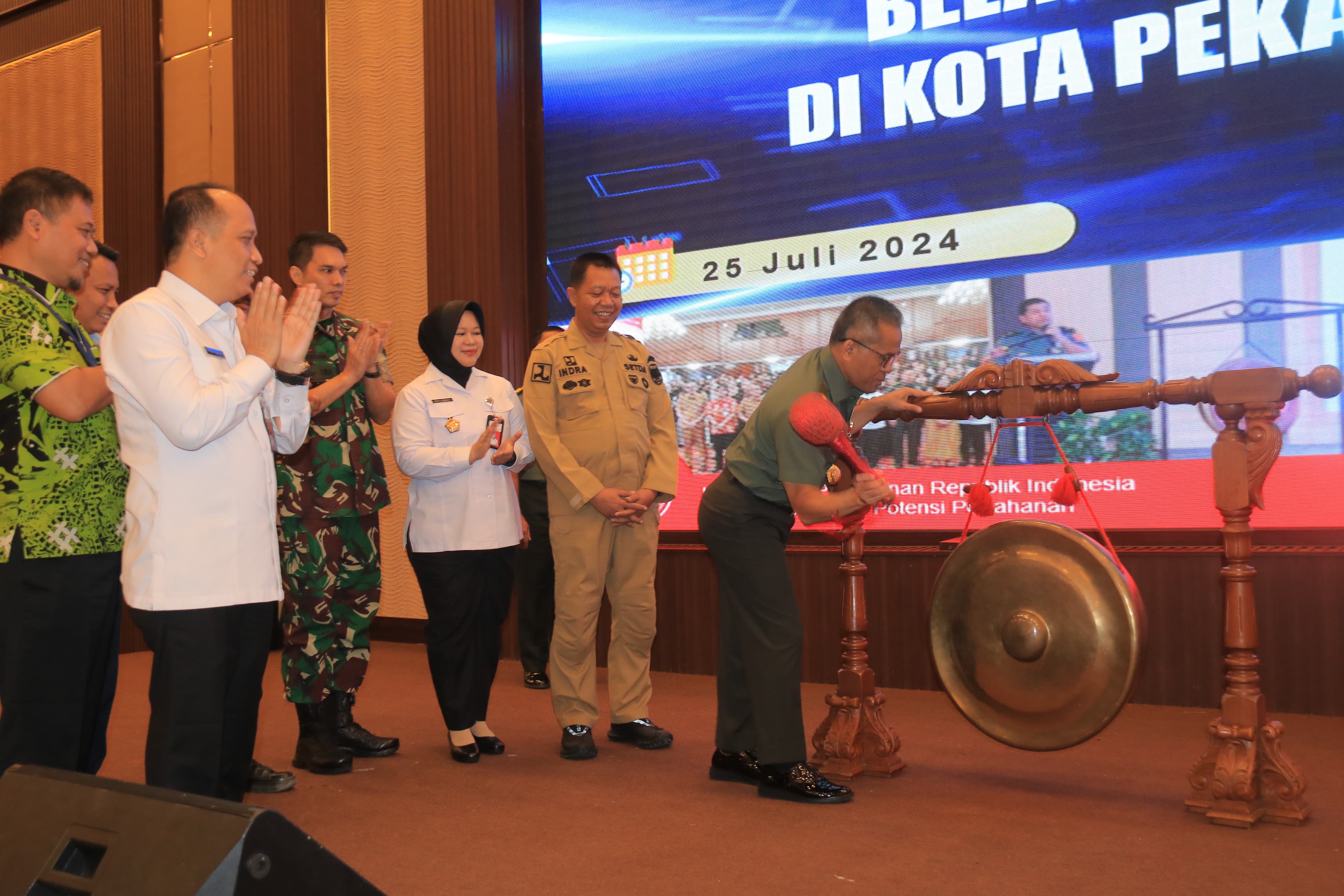 Menjaga Generasi Muda, Dandim 0301/Pbr Hadiri Sosialisasi Kesadaran Bela Negara