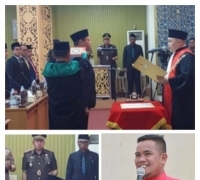 Kader PDI Perjuangan Dilantik Jadi Ketua DPRD, H Zukri Tumbangkan Dominasi Golkar Selama 25 Tahun di Pelalawan