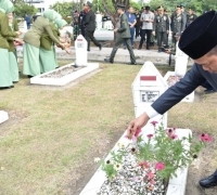 Ketua DPRD Pekanbaru Hadiri Ziarah Nasional Sempena HUT ke-79 TNI