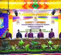 Dprd Kampar Gelar Paripurna Hari Jadi Kabupaten Kampar Ke 75 Tahun 2025