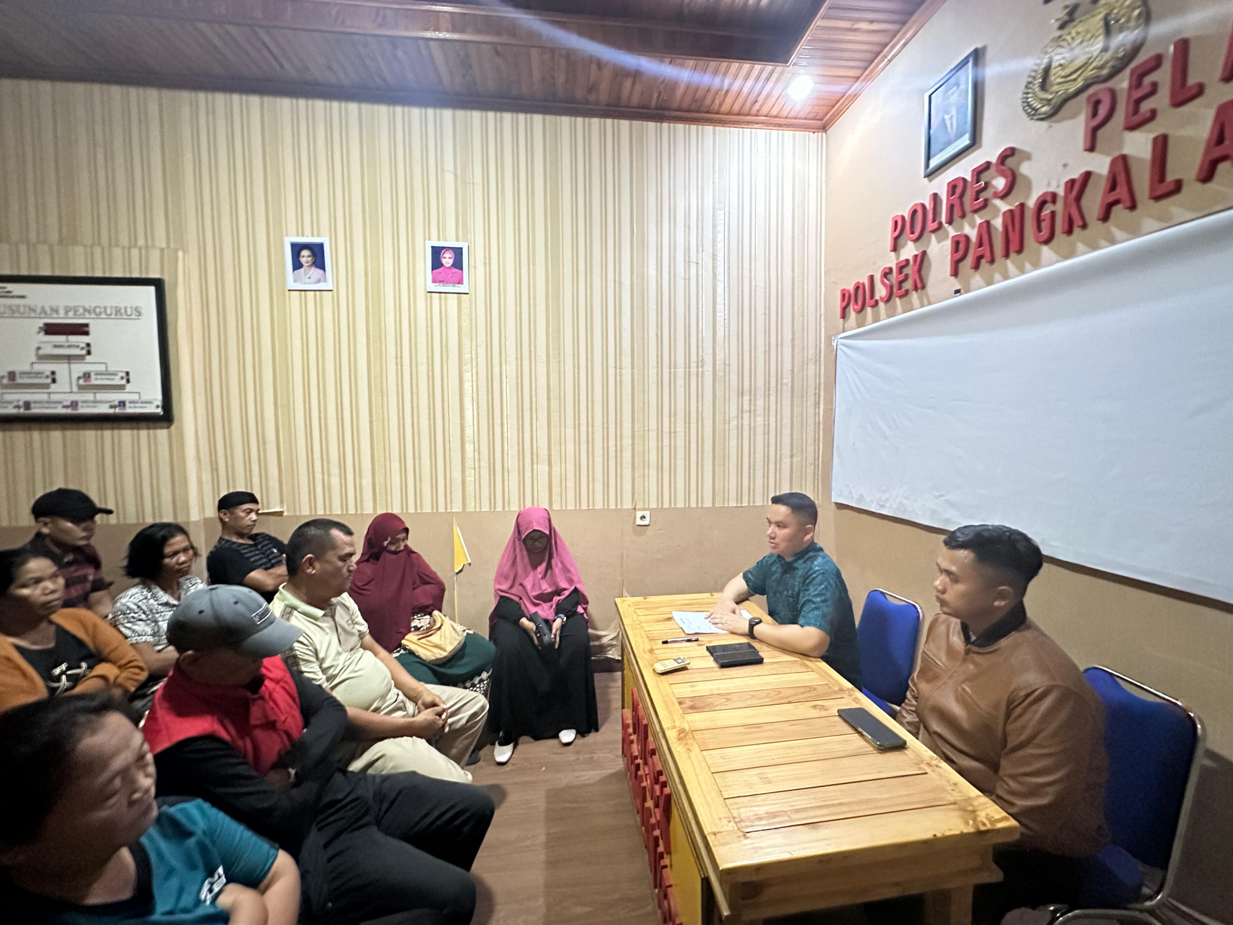 Kapolres Pelalawan Gerak Cepat Turun Kelapangan Lerai Aksi Tawuran Antar Pemuda