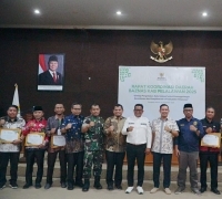Bupati Zukri Buka Rakorda BAZNAS Kabupaten Pelalawan 2025