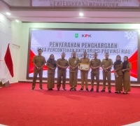 Desa Beringin Makmur Raih Penghargaan Desa Percontohan Antikorupsi Provinsi Riau 2025