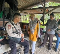 Bhabinkamtibmas Polsek Rupat Gelar DDS, Ajak Warga Sukseskan Ketahanan Pangan Nasional