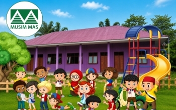Bukti Nyata PT Musim Mas Peduli Pendidikan, Lewat CSR Bangun Gedung Sekolah Di Pelalawan